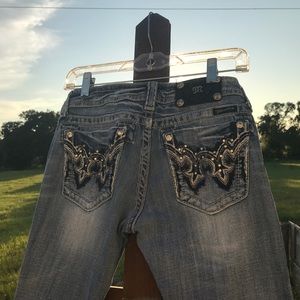 Miss Me boot cut blue jeans